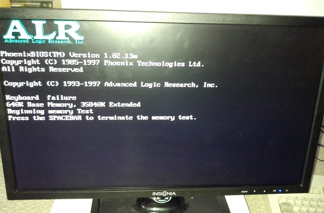POST screen from my ALR Flyer VL 486DX/2 50MHz computer